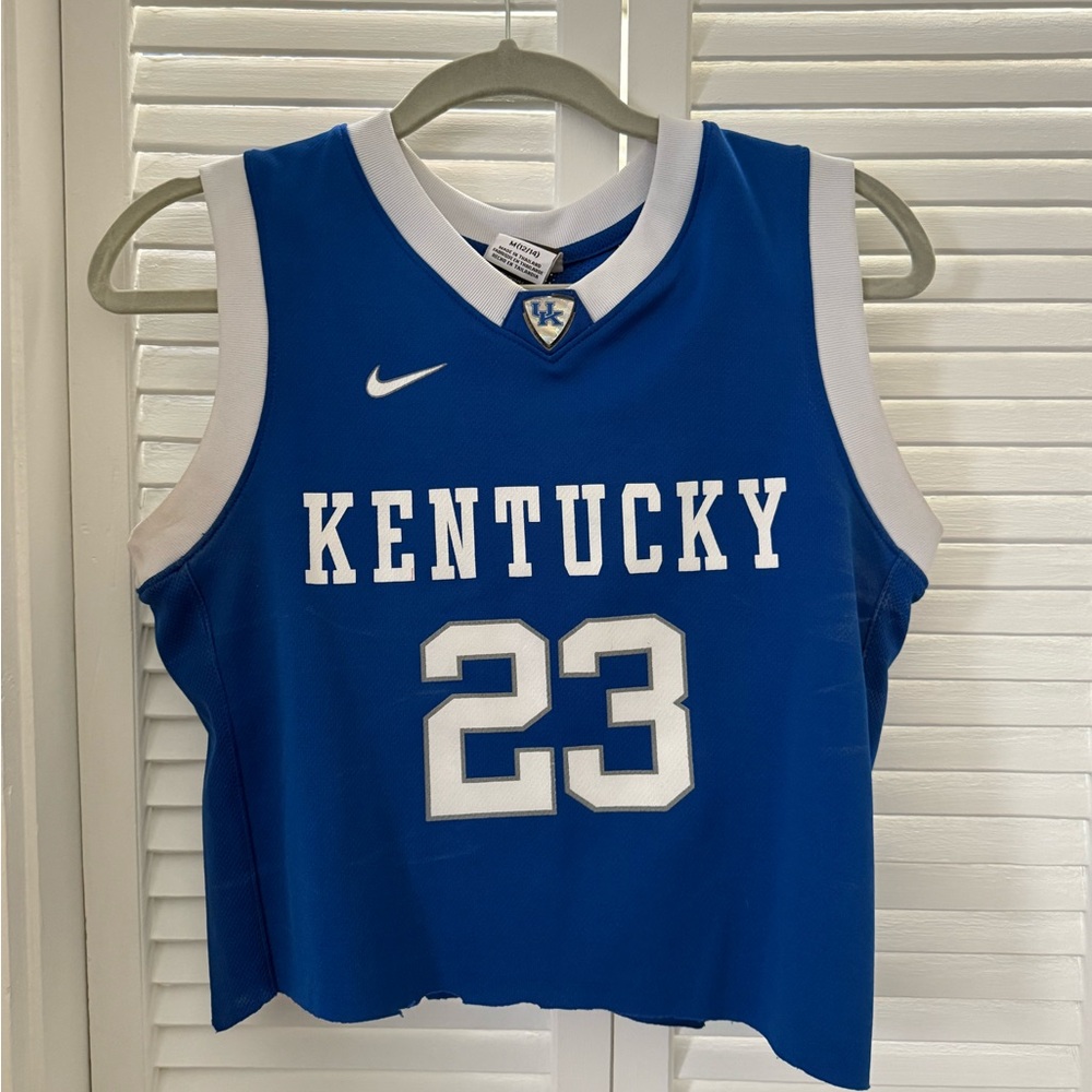 Nike Kentucky Blue and White Jersey